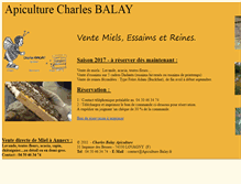 Tablet Screenshot of apiculture-balay.fr